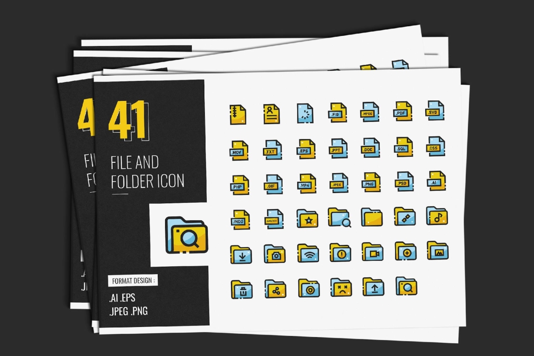 Files and Folder Icon Design Ver. 2