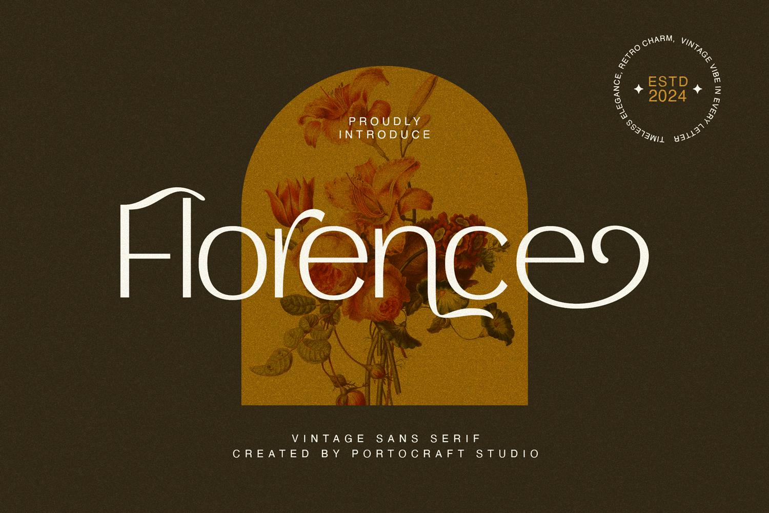 Florence Vintage Sans Serif