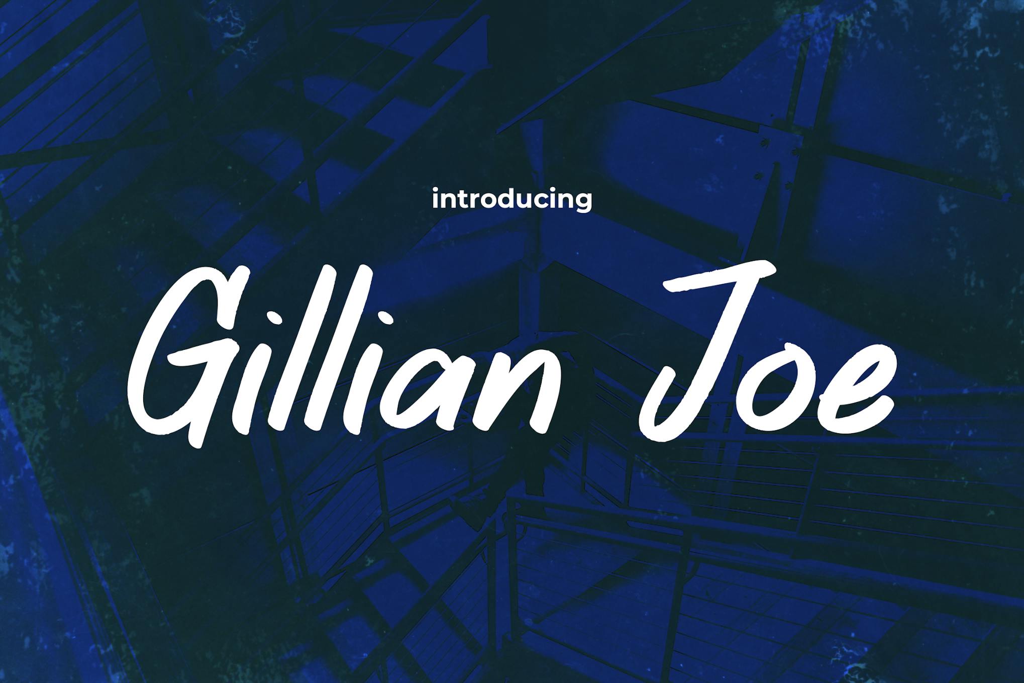 Gillian Joe – Street Art Meets Handwritten Font