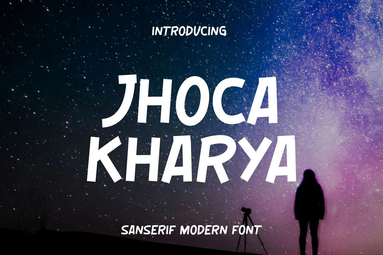 Jhoca Kharya Font Handwritten