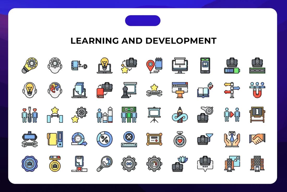 Learning and Development Icons