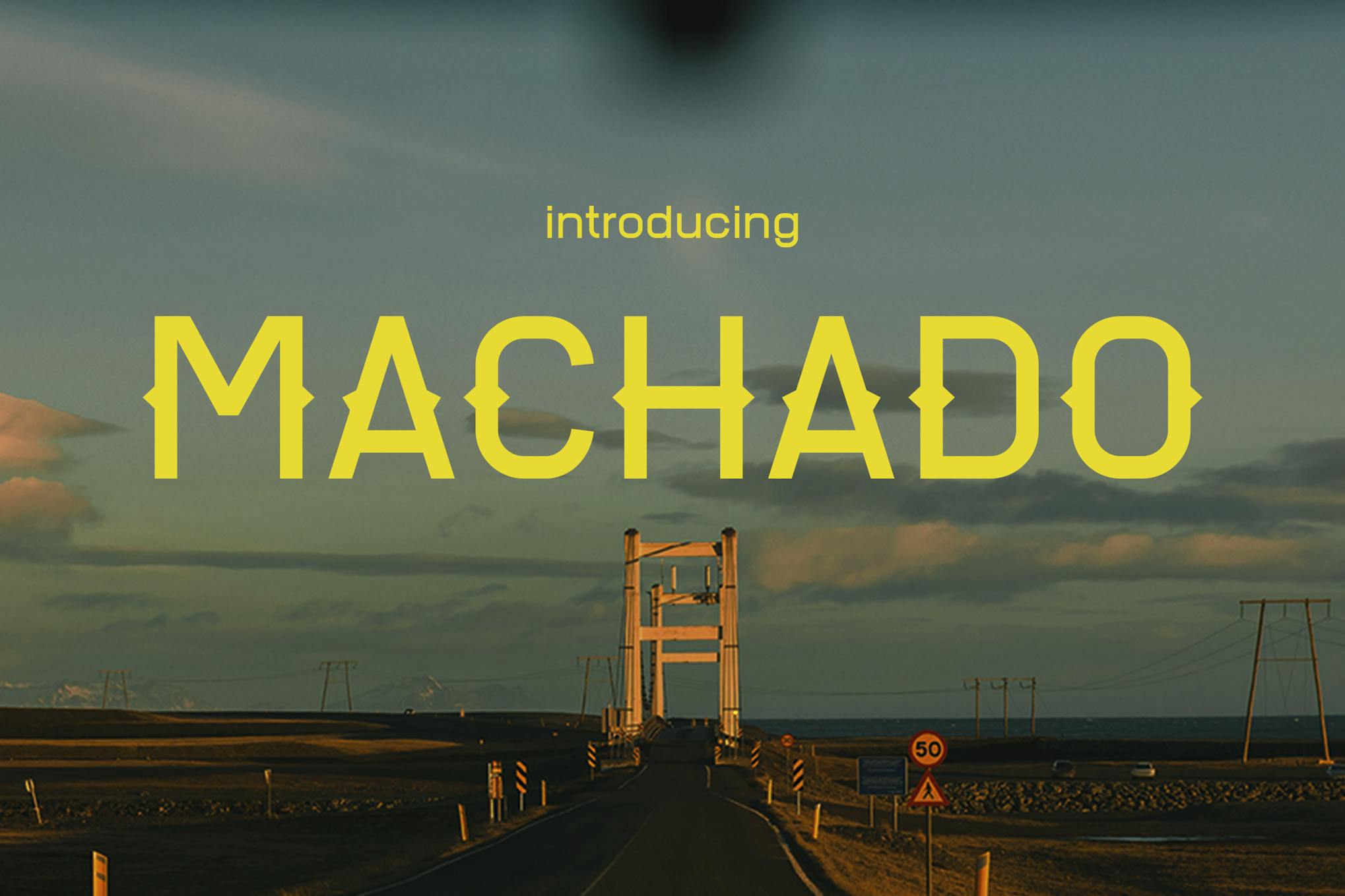 Machado – A Retro Blend of Elegance Font