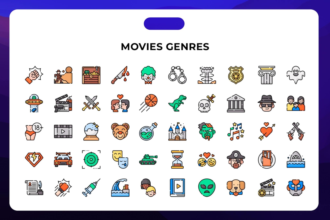 Movies Genres Icons