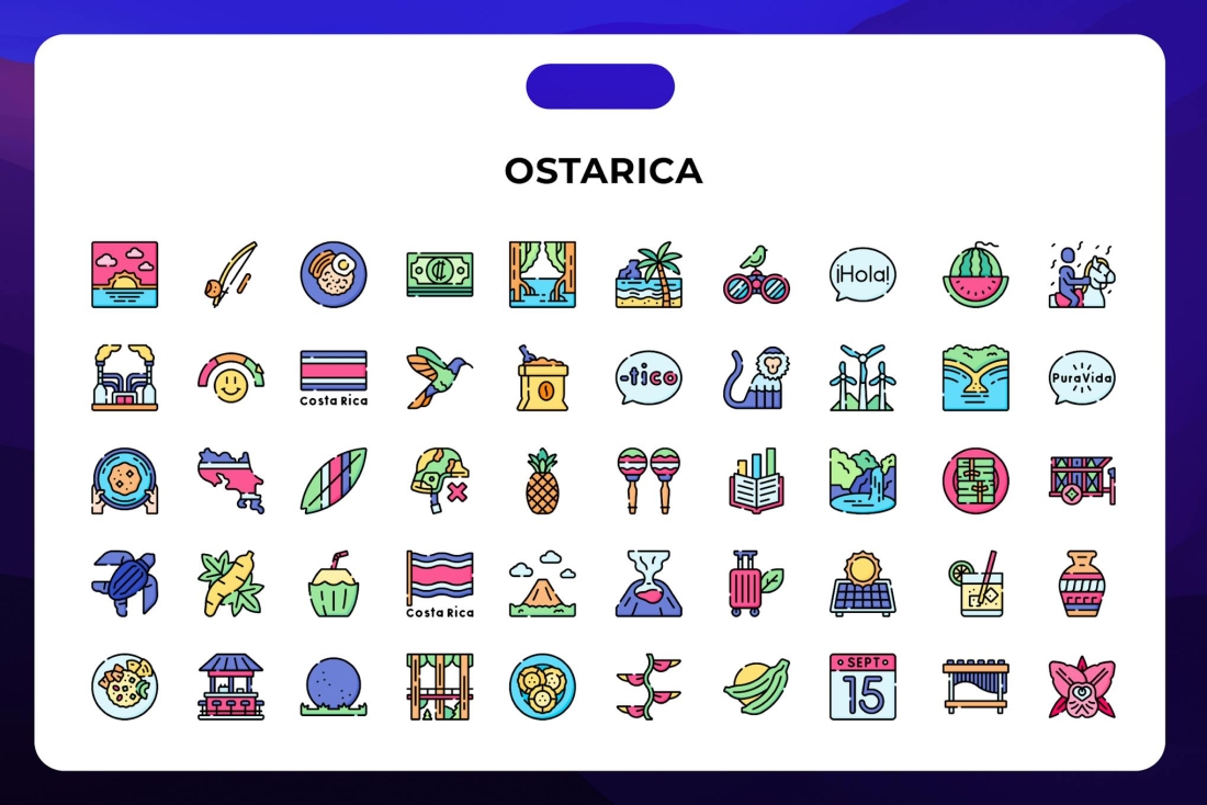 Ostarica Icons