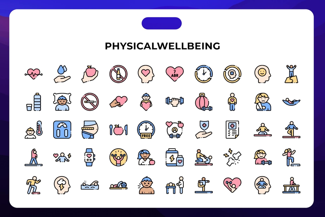 Physicalwellbeing Icons