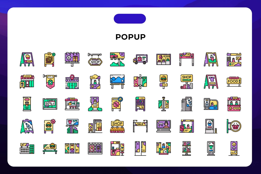 Popup Icons