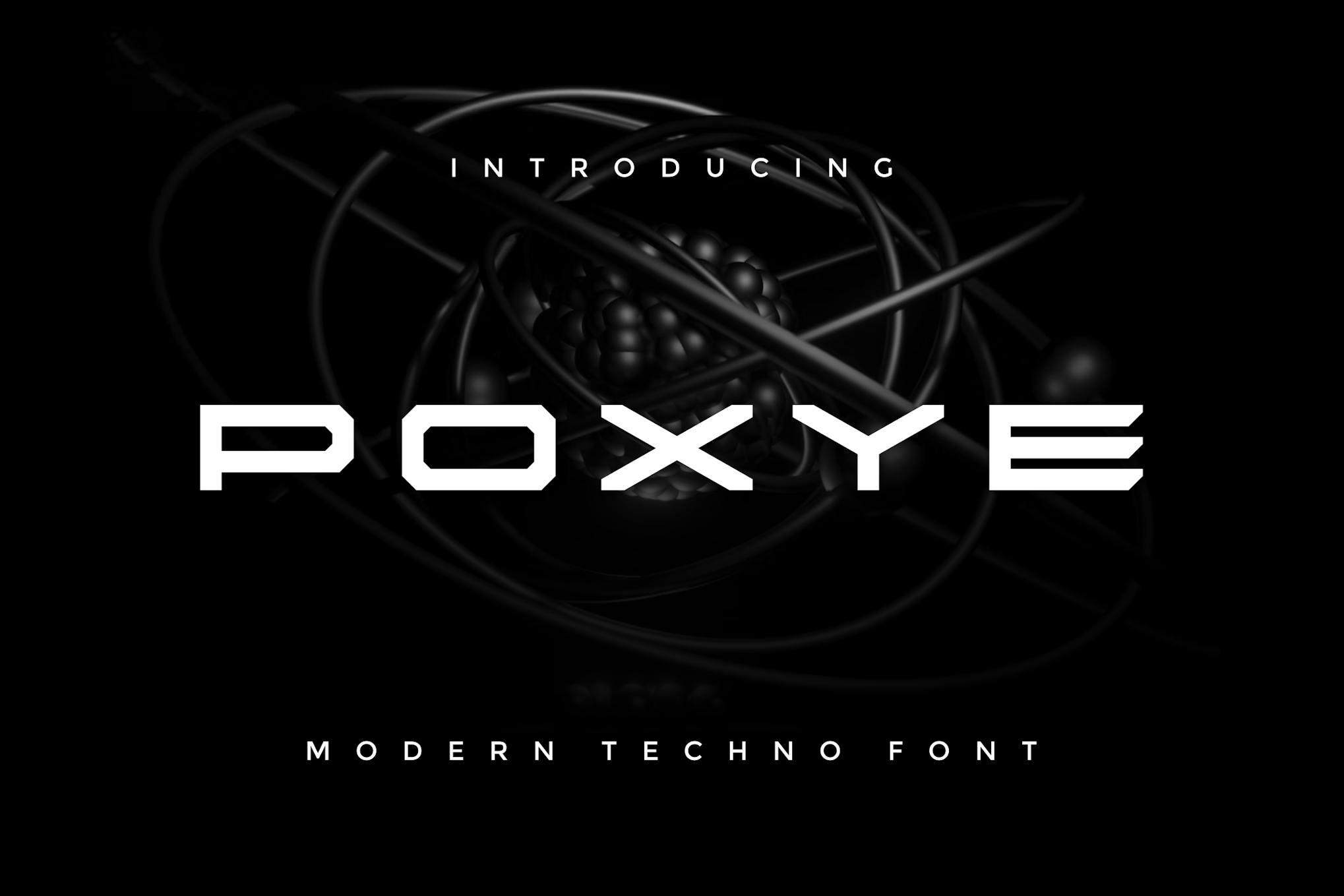 Poxye – Modern Techno Font