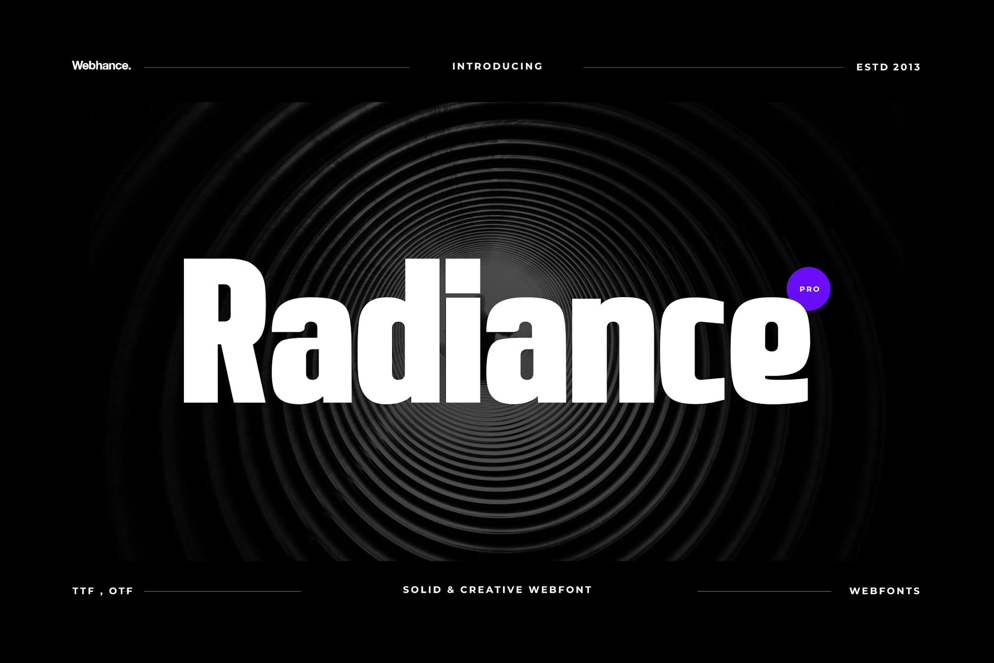 Radiance – Modern Sans-Serif Font