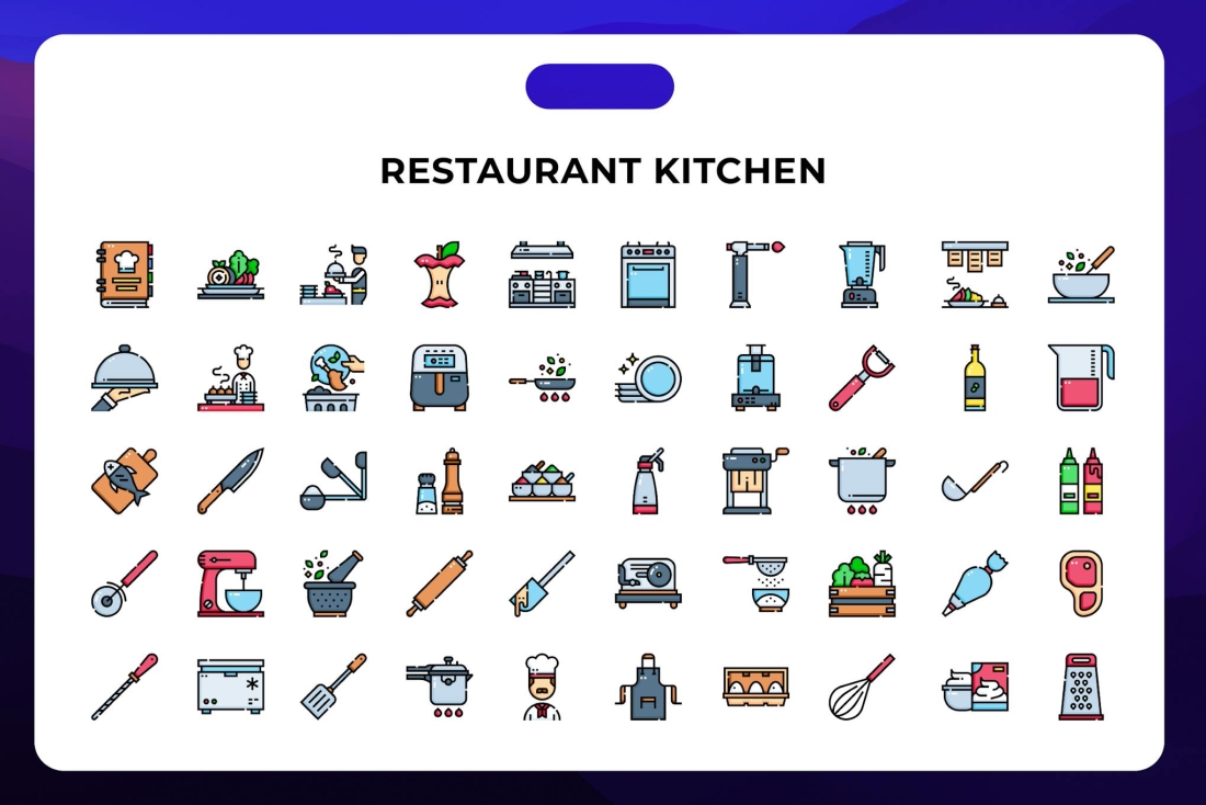 Restaurant Kitchen Icons