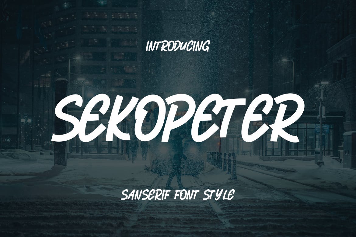 Sekopeter Font.