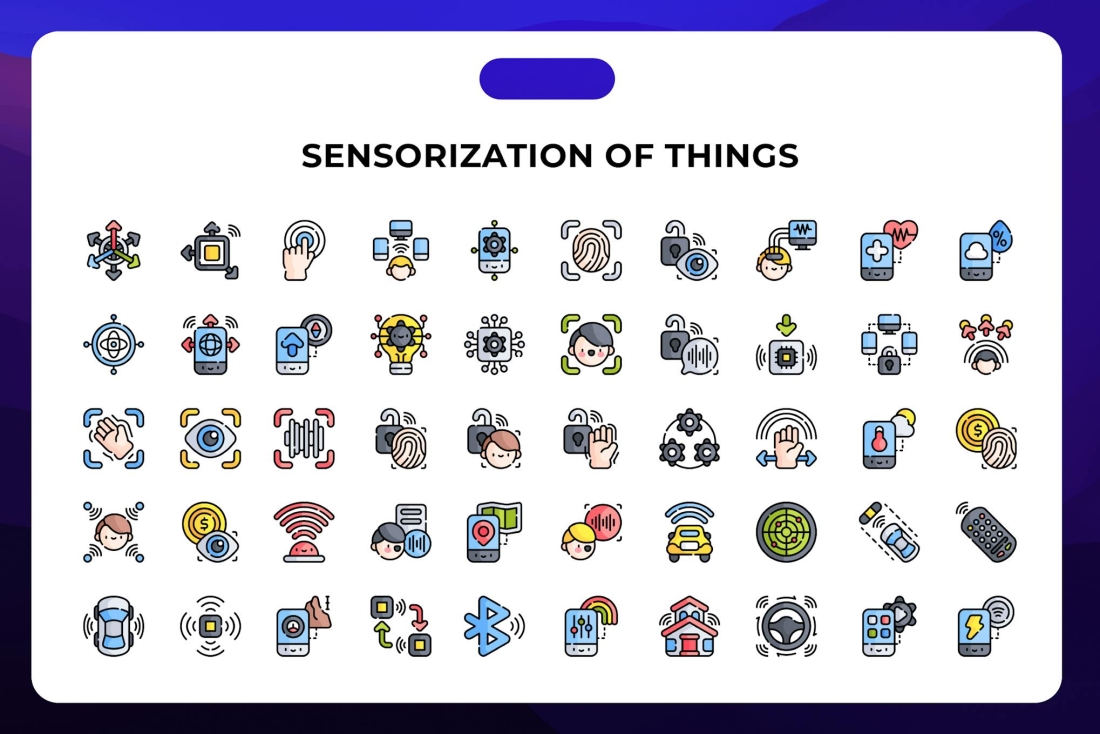 Sensorization of Things Icons