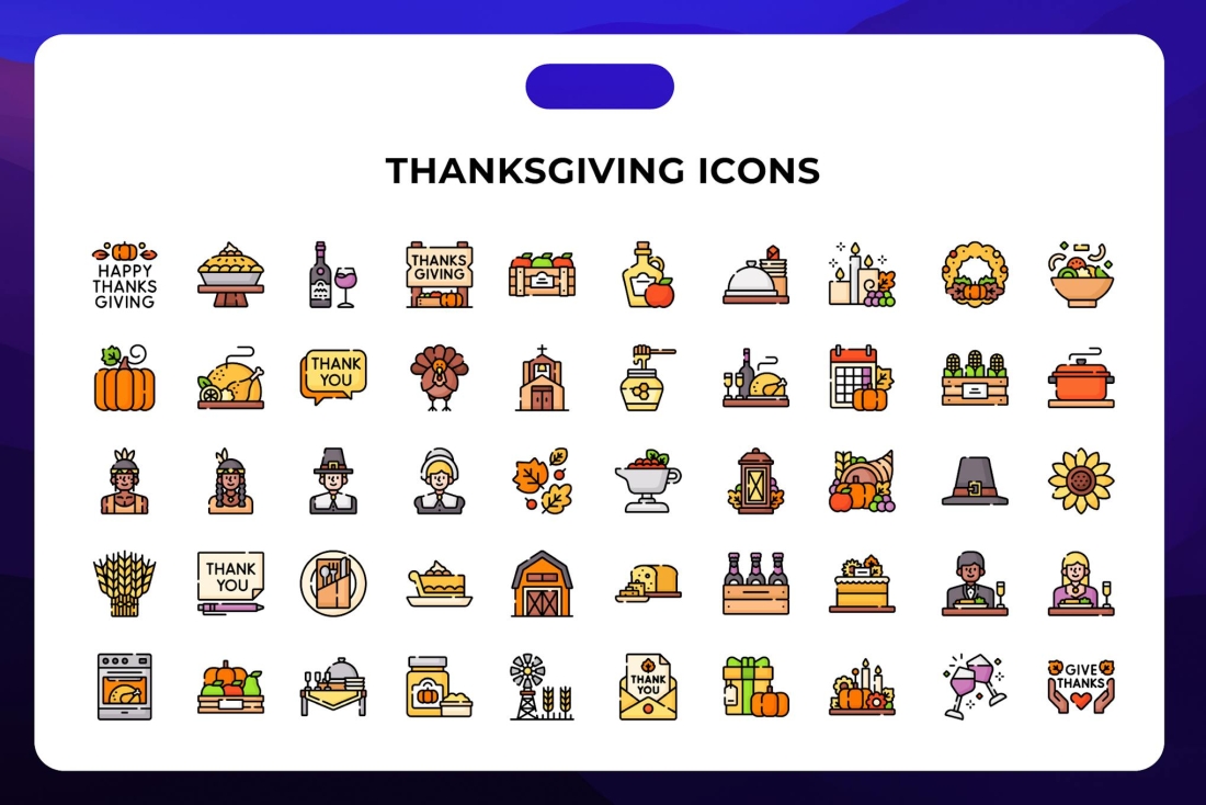 Thanksgiving Icons