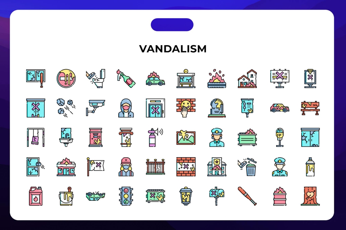 Vandalism Icons