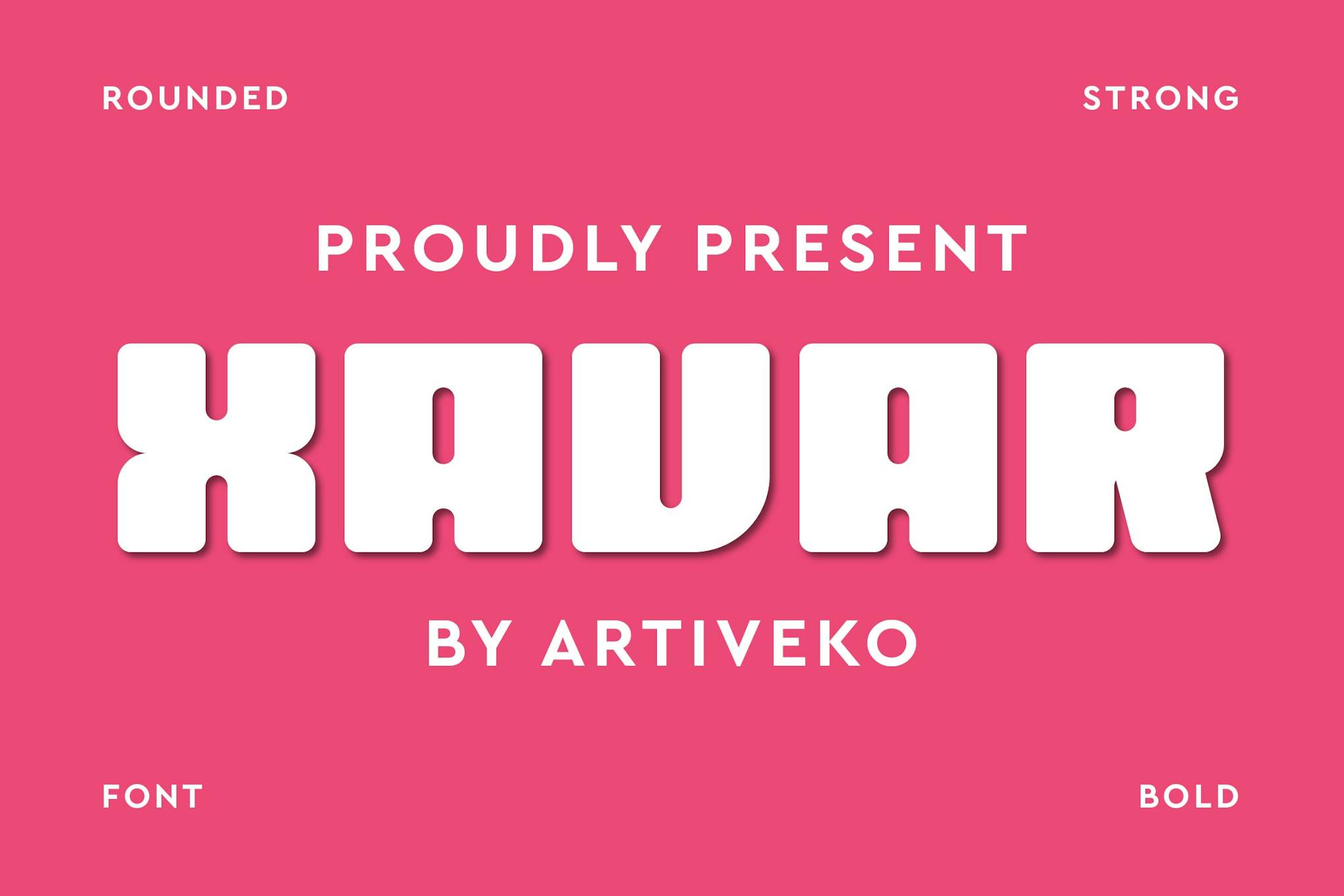 Xavar Typeface