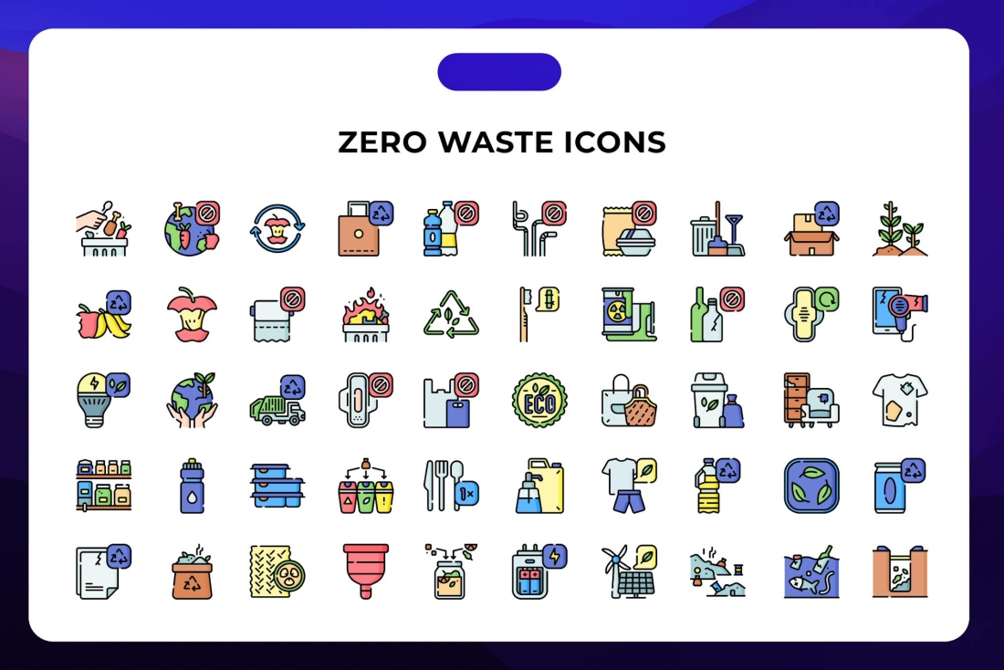 Zero Waste Icons