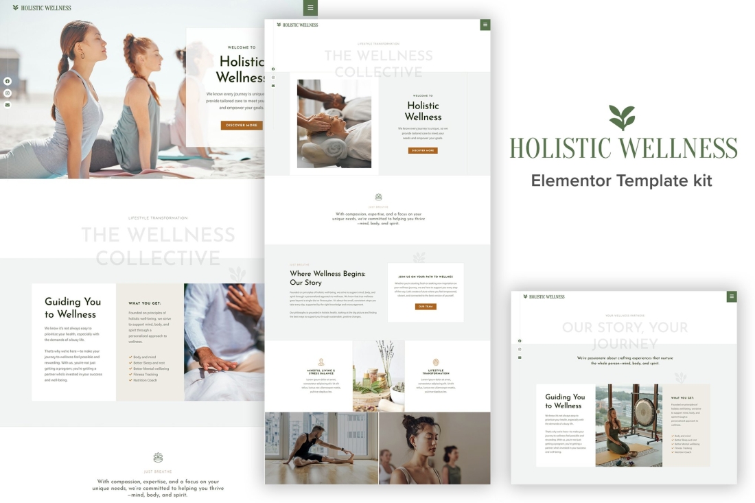 Holistic Welness - Alternative Health Template Kit