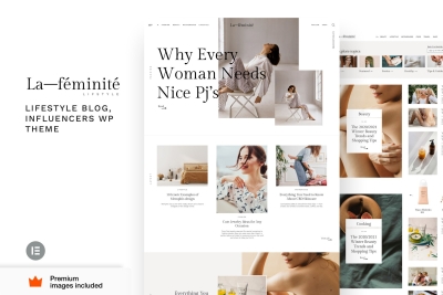 LaFeminite - Lifestyle Fashion Elementor Pro Blog 10.6